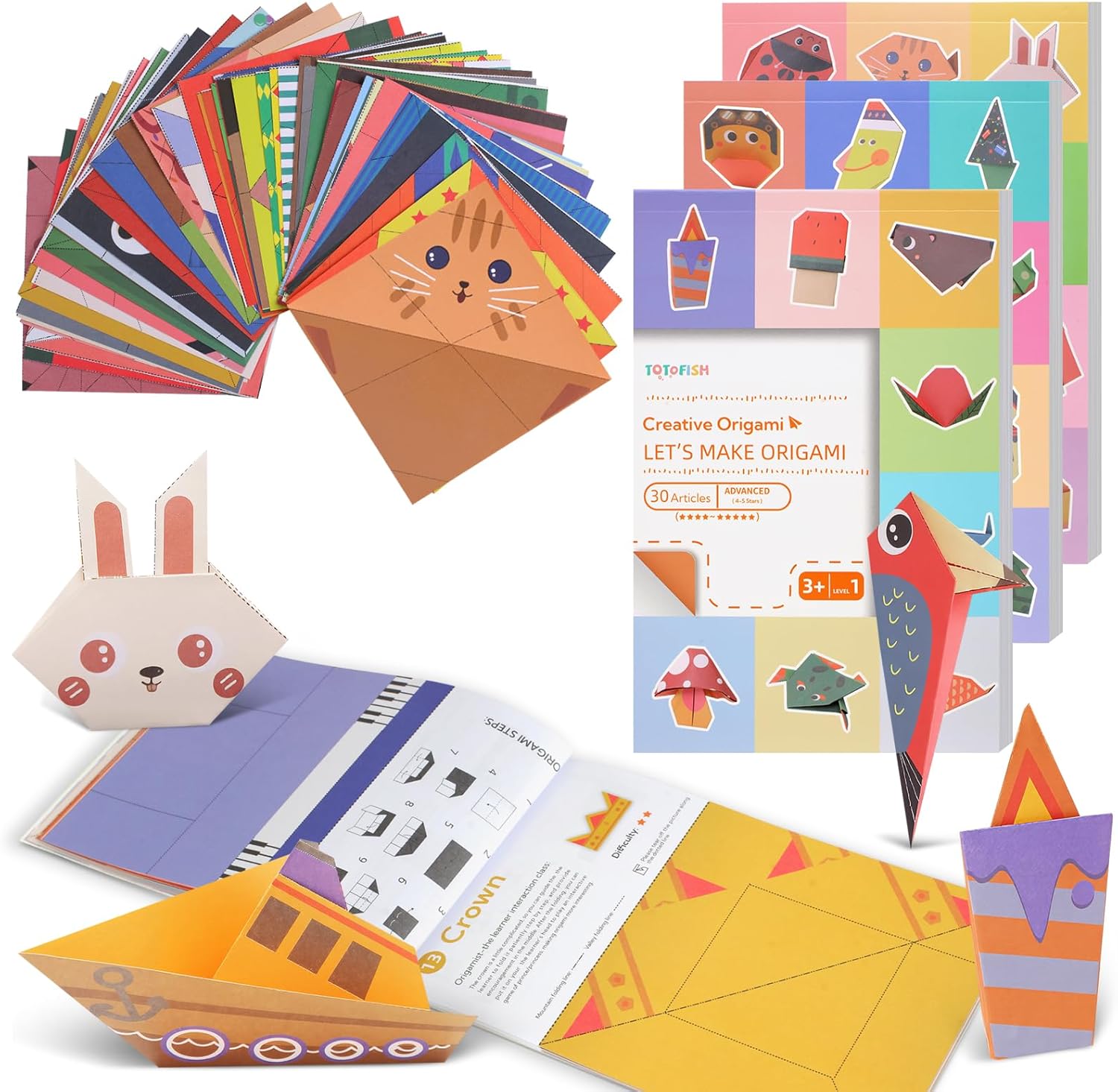 Art And Craft Recycle - Kit de Origami 96/30 Projetos, Artesanato