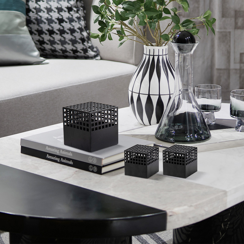 Art Craft Hotel - Moderno preto grade de metal arte
