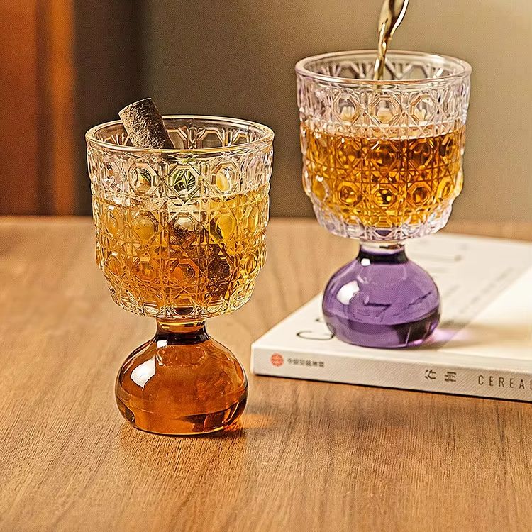 Art Craft Glasses - Copo de Vidro com Padrão de