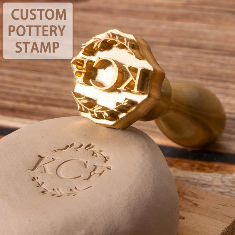 Art Craft Logo - Carimbo de Cerâmica Personalizado para Argila,