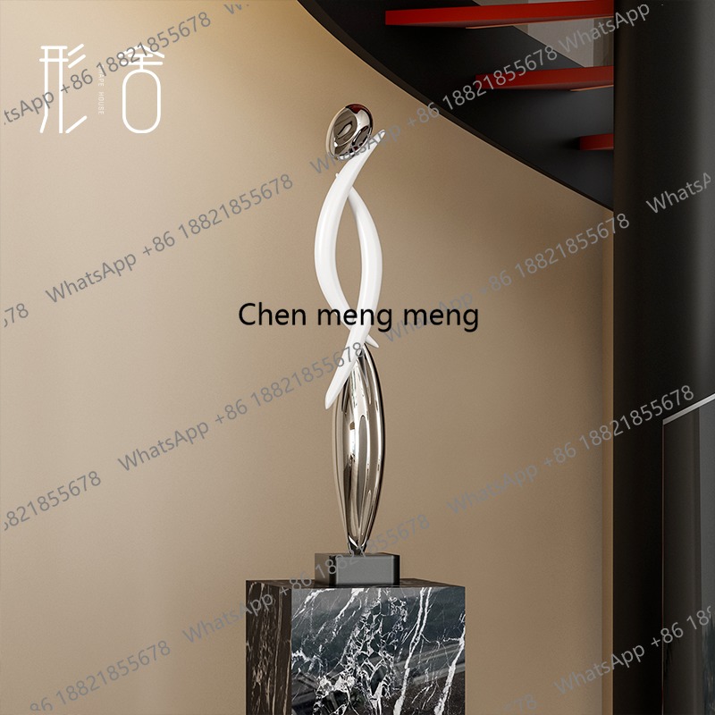 Art Craft Hotel - Arte abstrata vertical de luxo leve
