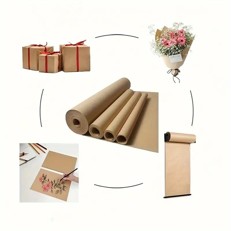 Art X Craft - Papel Kraft Marrom 38CM X 5/10M
