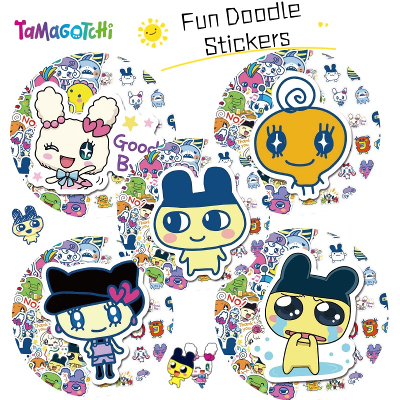 Origami Paper Set - Novo Adesivo Criativo Bandai Tamagotchi Mametchi