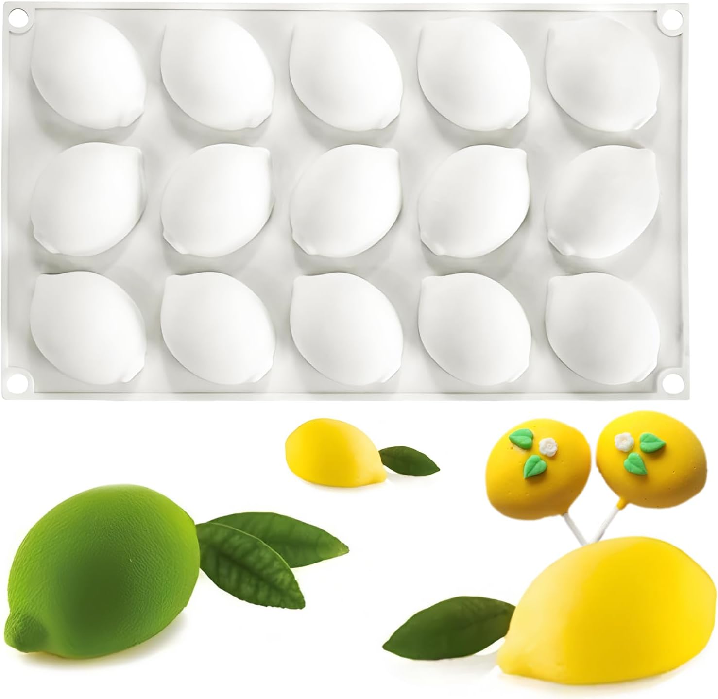 Art Craft Ice Cream - Forma de Silicone com 15 Cavidades