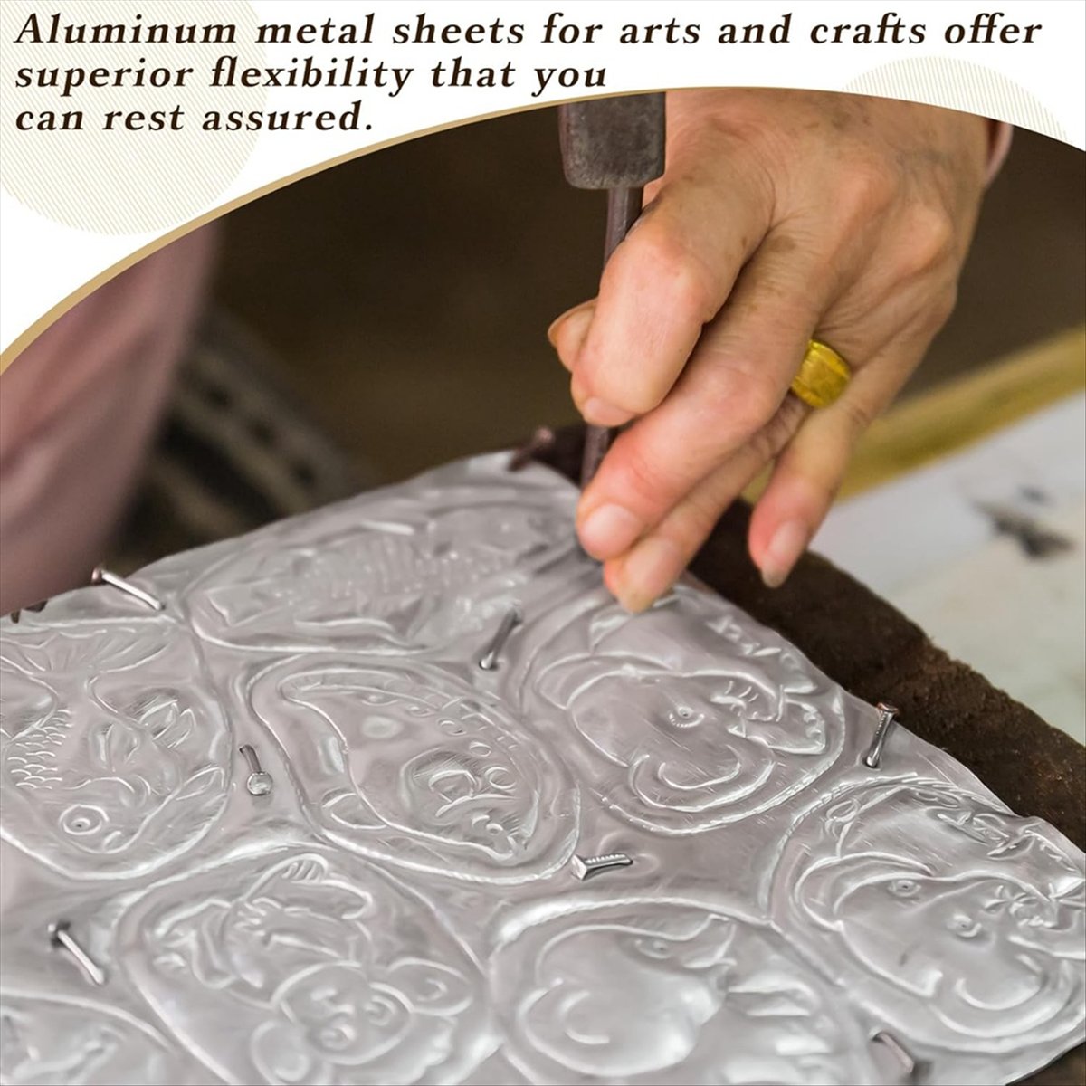 Art X Craft - Rolo de folha de alumínio para