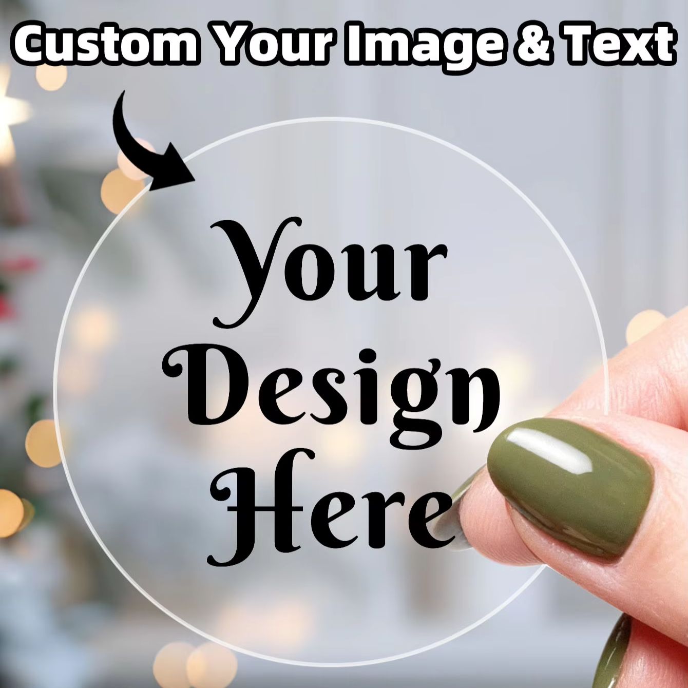 Art Craft Logo - 1-120 Adesivos Redondos Personalizados, Etiquetas de