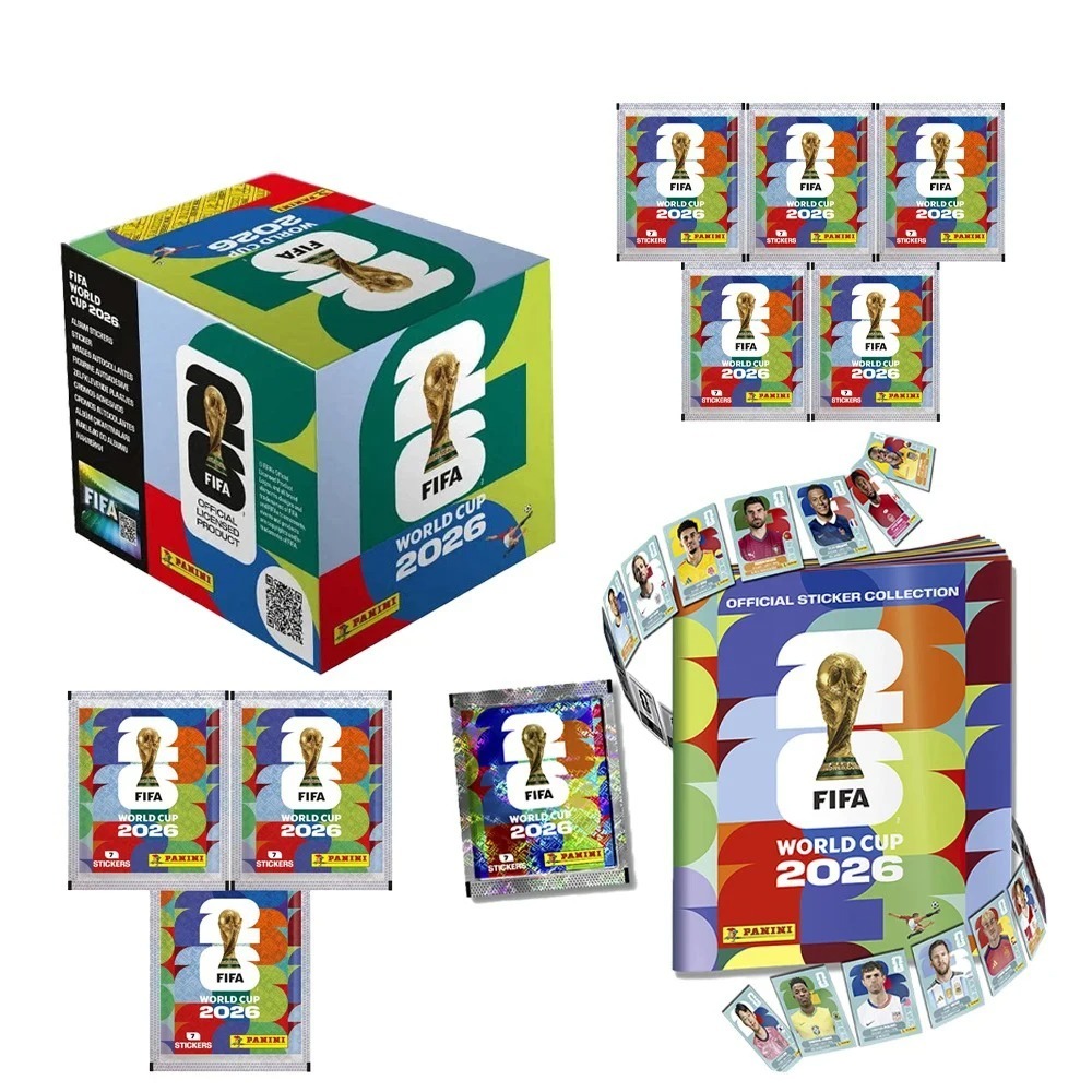 Origami Paper Set - Coleção de Adesivos Panini 2026 FIFA