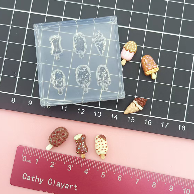 Mini molde de silicone para so - Art Craft Ice Cream avaliação e preço