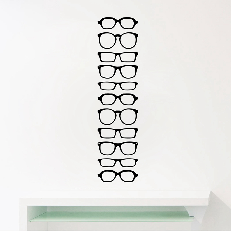 Adesivo De Parede De Vinil Hip - Art Craft Glasses avaliação e preço