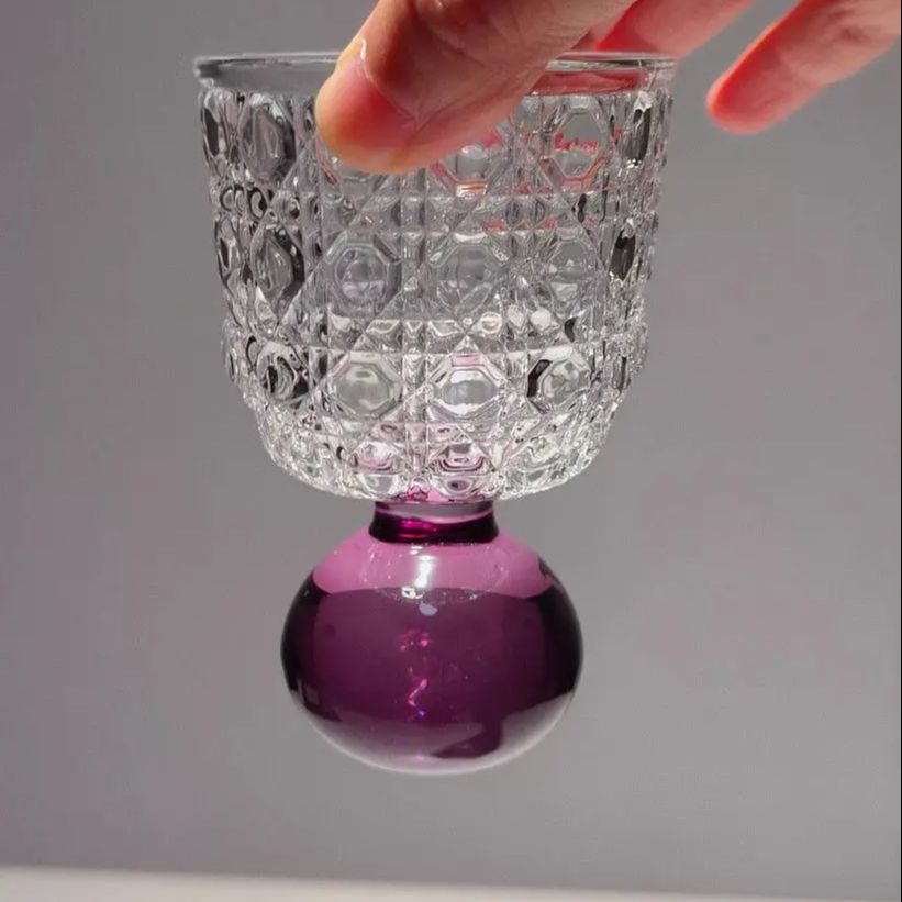 Copo de Vidro com Padrão de Ge - Art Craft Glasses avaliação e preço