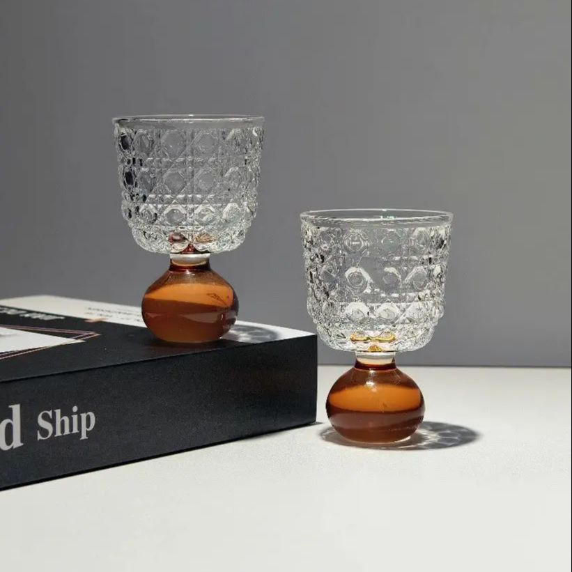 Copo de Vidro com Padrão de Ge - Art Craft Glasses avaliação e preço