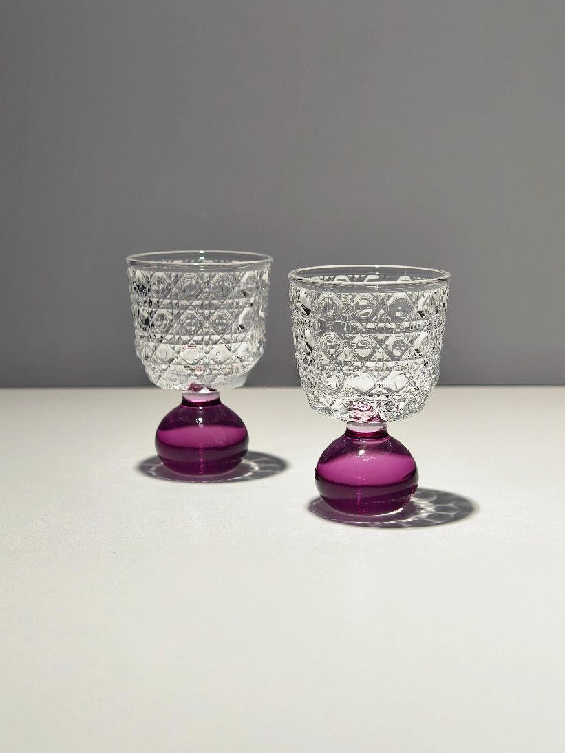 Copo de Vidro com Padrão de Ge - Art Craft Glasses avaliação e preço