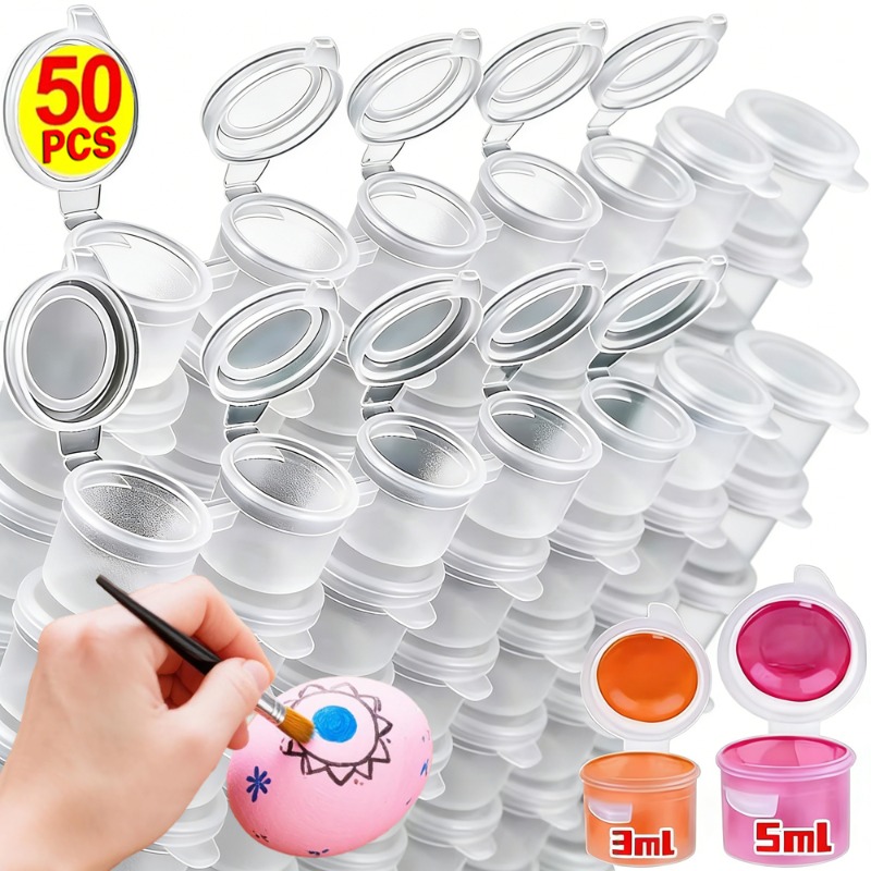 10/30/50PCS Potes de Tinta Vaz - Art And Craft With Paint avaliação e preço