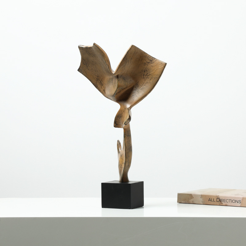 Escultura de Resina Abstrata V - Art Craft Hotel avaliação e preço