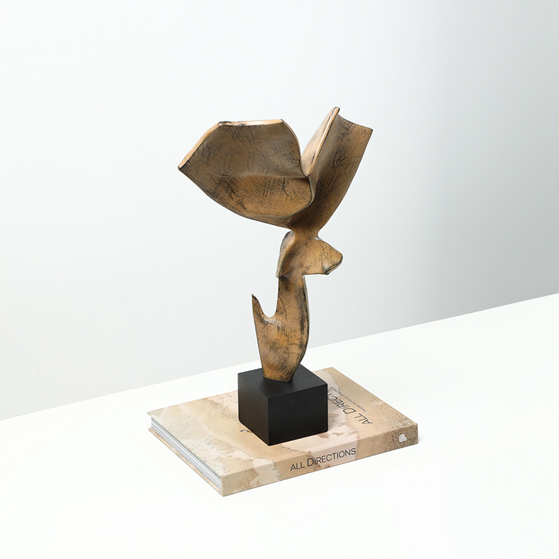 Escultura de Resina Abstrata V - Art Craft Hotel avaliação e preço