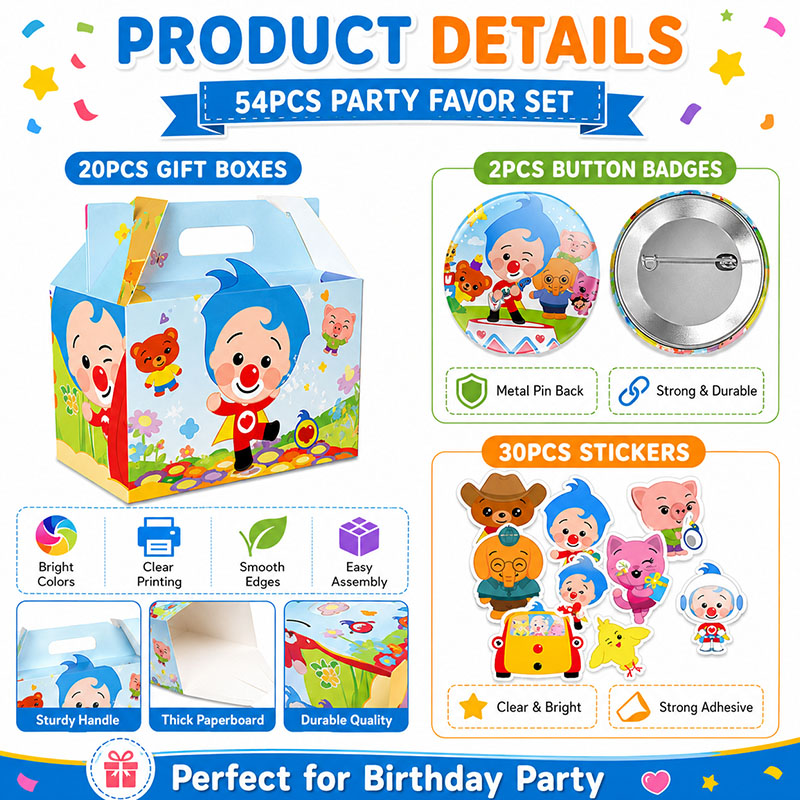 Conjunto de Adesivos e Broches - Art Craft Birthday Party avaliação e preço