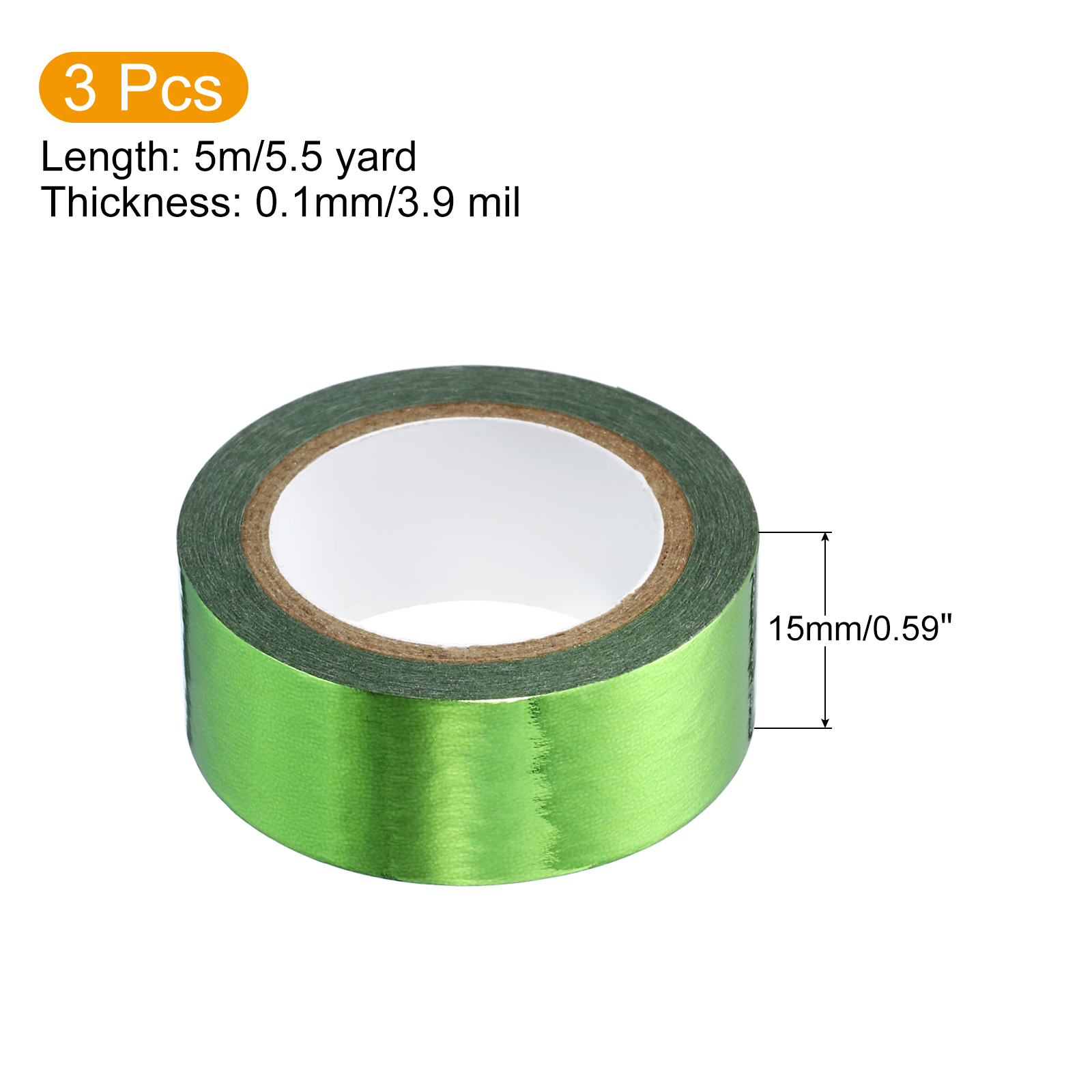 3 rolo 15mm x 5m metálico wash - Art Craft Mirror avaliação e preço