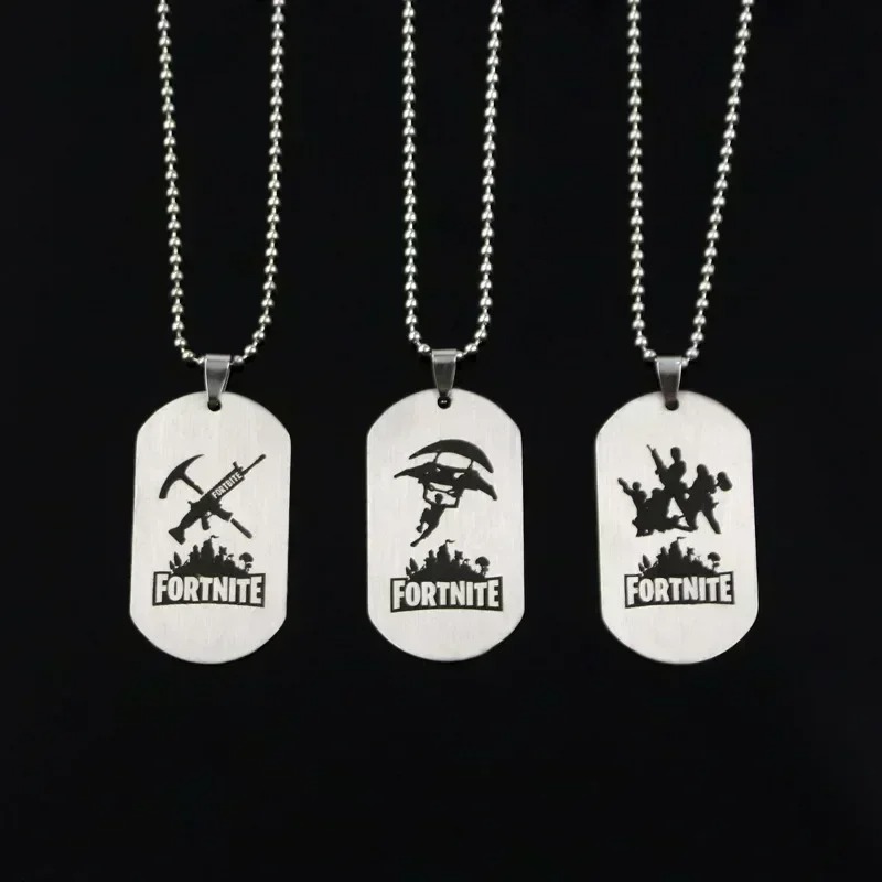 Colar de Anime Fortnite em Aço - Art Craft Market avaliação e preço