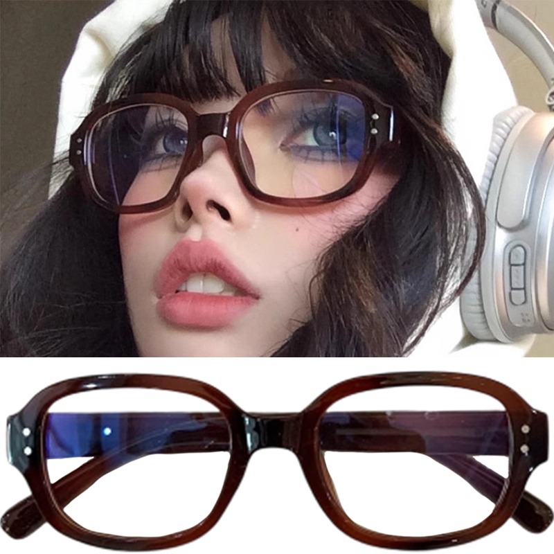 Óculos Retro Oval Quadrado Y2K - Art Craft Glasses avaliação e preço