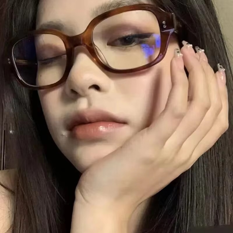 Óculos Retro Oval Quadrado Y2K - Art Craft Glasses avaliação e preço