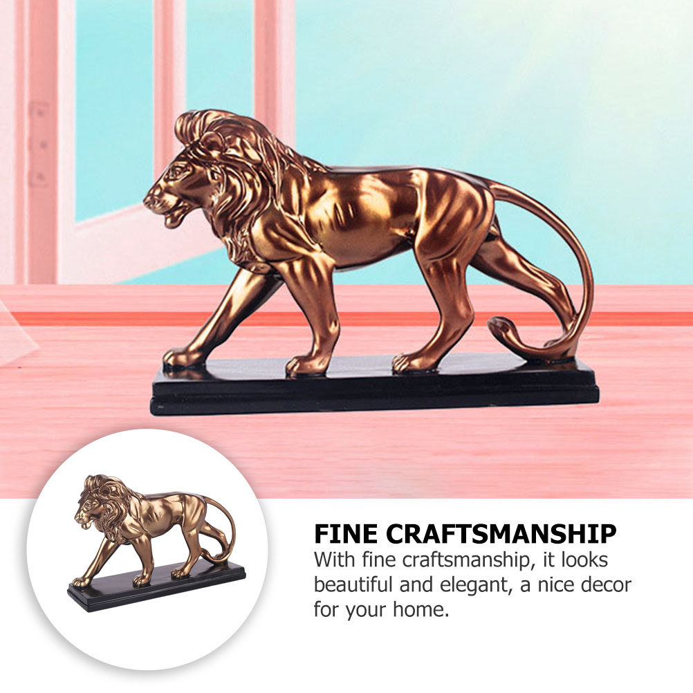 1 peça de ornamento de leão em - Art Craft Gift Ideas avaliação e preço