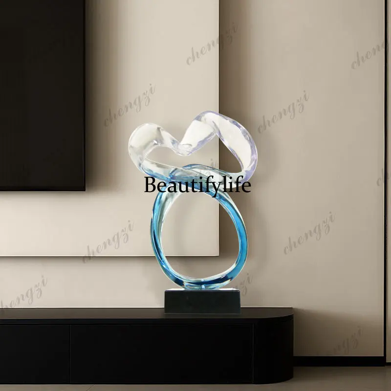 X173 Escultura Moderna Abstrat - Art Craft Hotel avaliação e preço