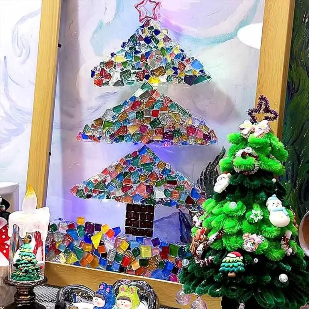 Fragmentos de Mosaico de Vidro - Art Craft Mirror avaliação e preço
