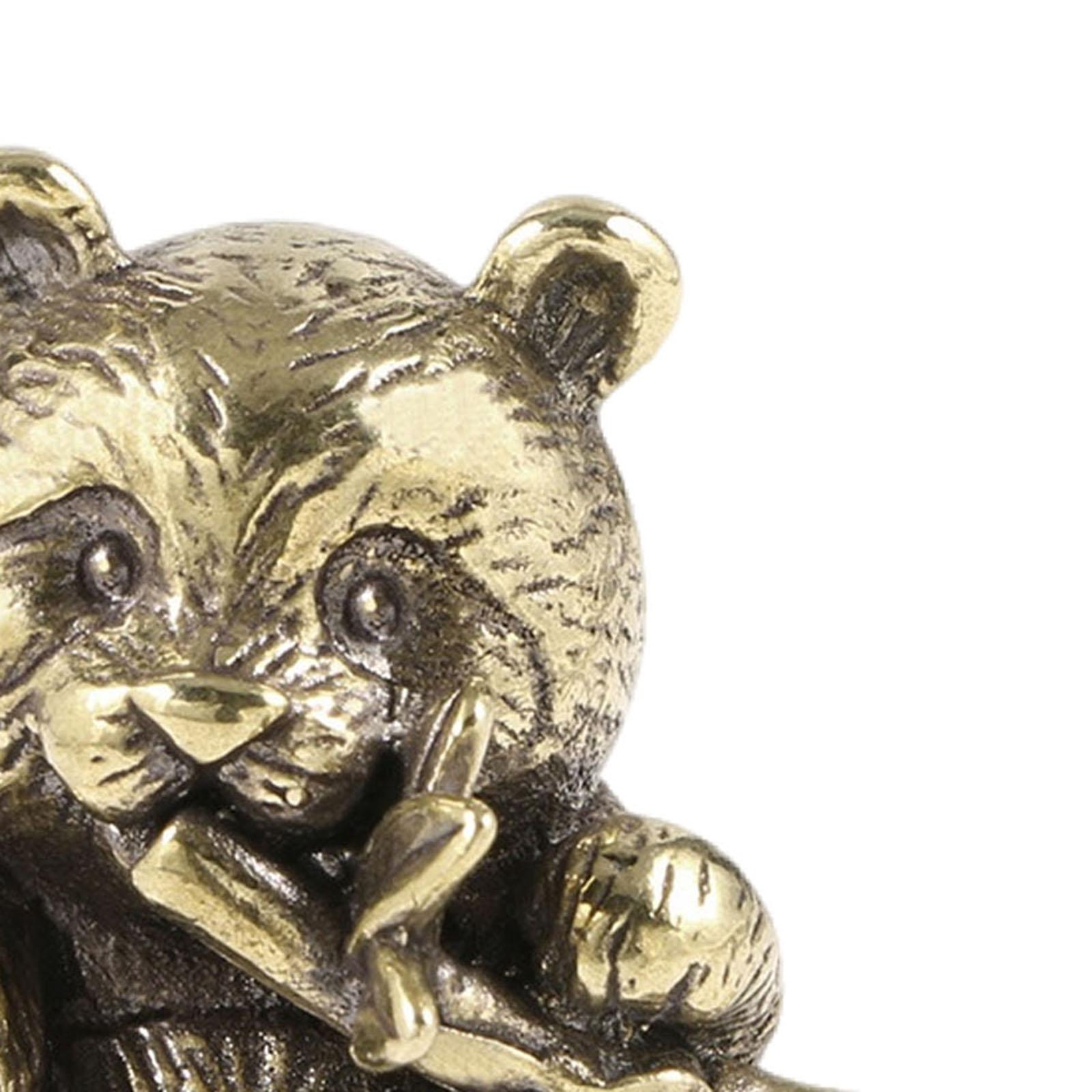 Ornamento de Panda em Latão, E - Art Craft Hotel avaliação e preço