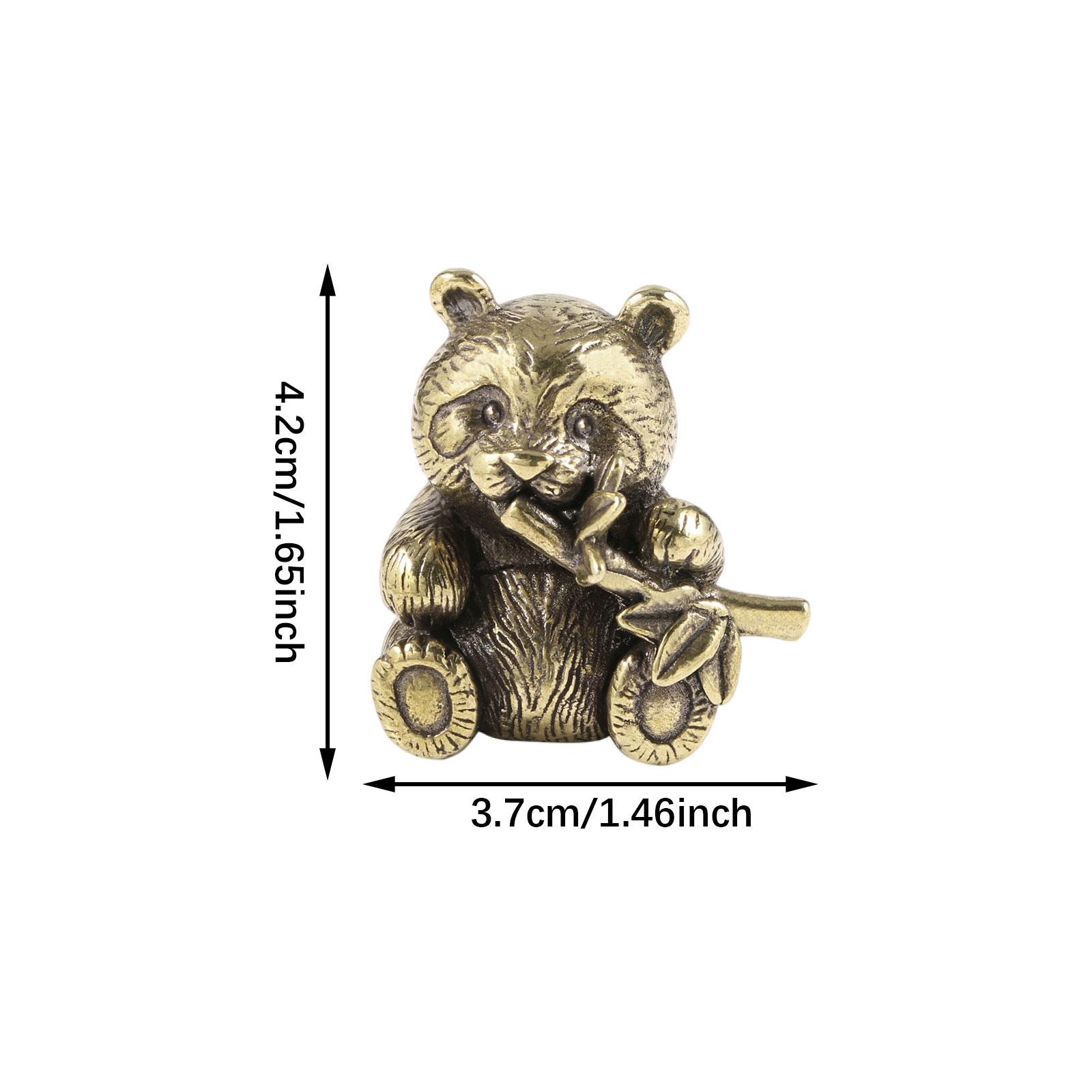 Ornamento de Panda em Latão, E - Art Craft Hotel avaliação e preço