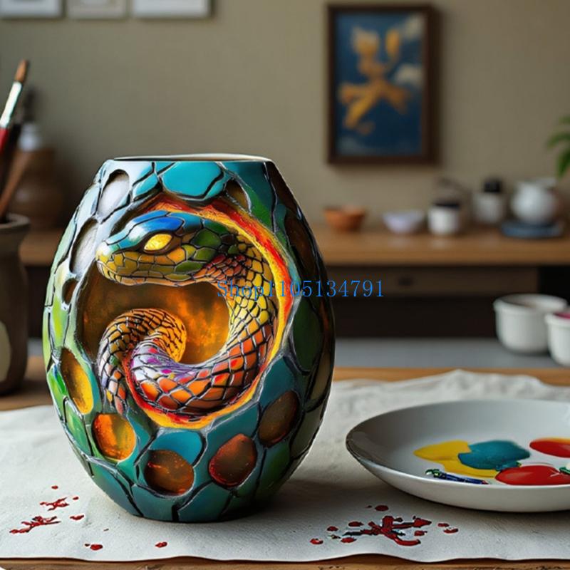 98 Creative Snake Pattern Sili - Art Craft Gift Ideas avaliação e preço