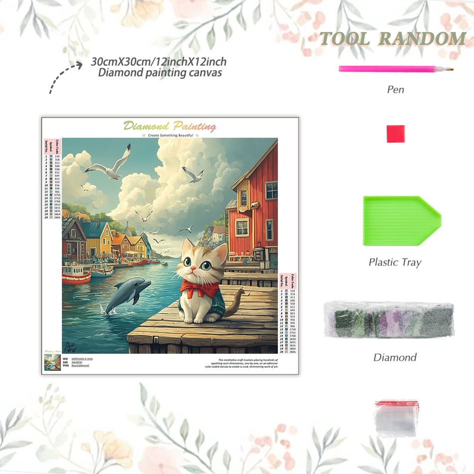 Kit de Pintura em Diamante de  - Art Craft Gift Ideas avaliação e preço